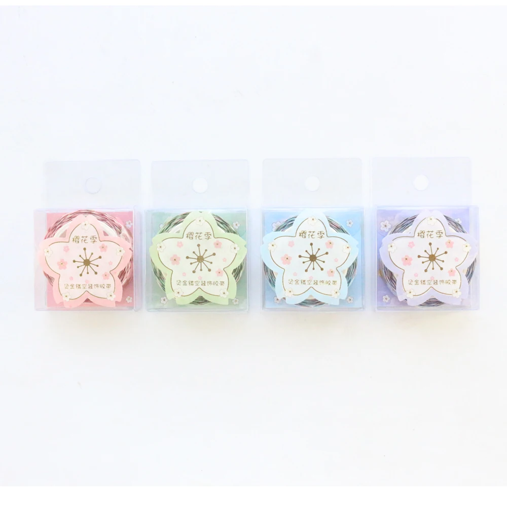 Domikee новая милая креативная полая Золотая фольга японская Васи лента конфеты