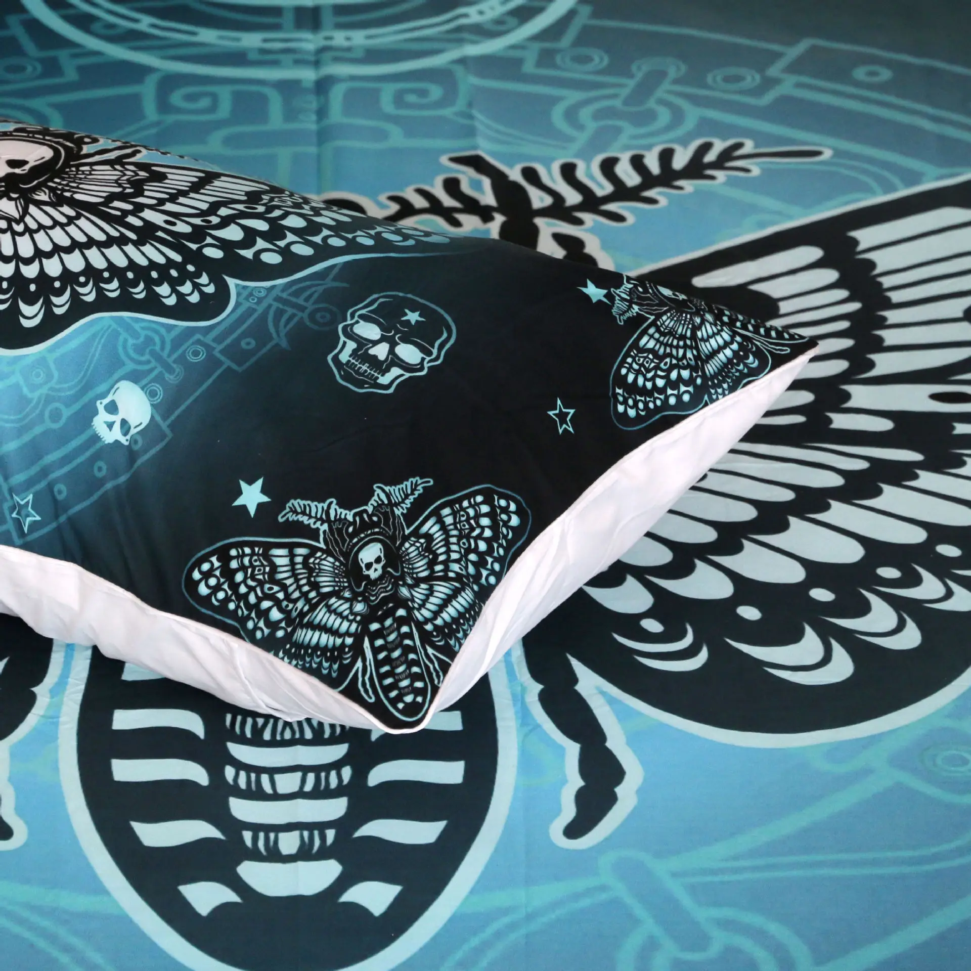 Пододеяльник с рисунком звезды луны и моли высококачественный домашний чехол 2