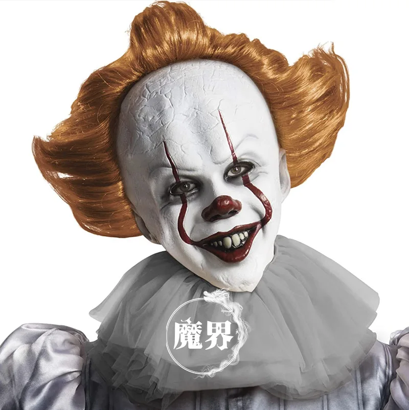 Новый Стивена Кинга это маска светодиодный Джокера ужас клоун Джокер клоуна