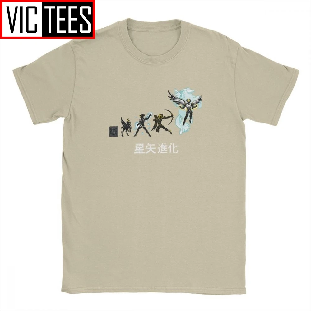 

Seiya Evolution Men's Tshirt Knights of the Zodiac Saint Seiya 90s Anime Vintage T-Shirt Cotton Adult