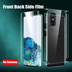 Гидрогелевая пленка для Samsung S10 Plus S20, ультратонкая пленка для Samsung Note 10, 20 Ultra, с полной защитой экрана