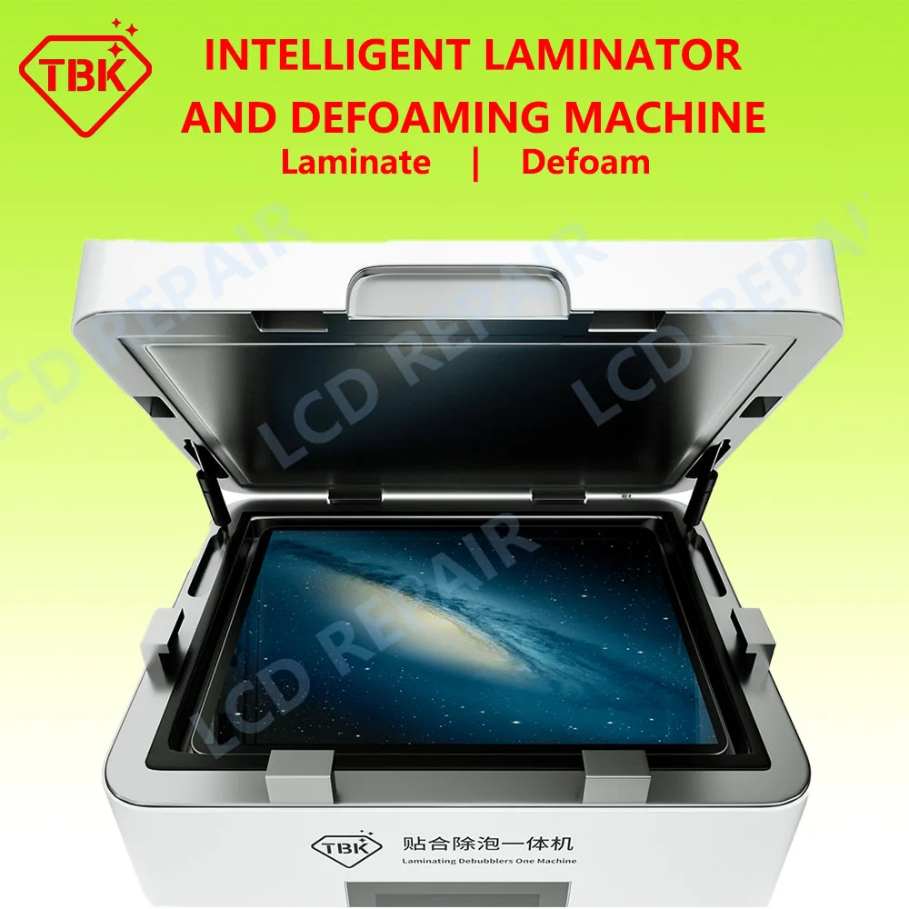 

TBK 808A Built In Vacuum Pump OCA Laminating Machine 13 Inch Flat Screens LCD Repair Tool With Defoaming