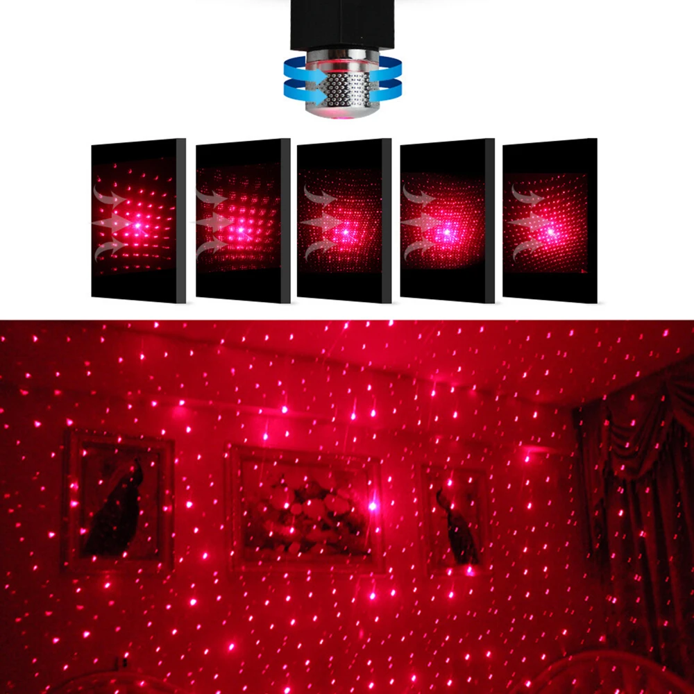 Галактическая лампа USB LED атмосфера автомобиля окружающая звезда свет DJ RGB