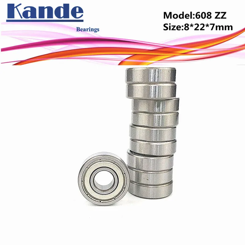 Миниатюрный шарикоподшипник Kande 608 2Z 608ZZ для миниатюрных шариковых подшипников