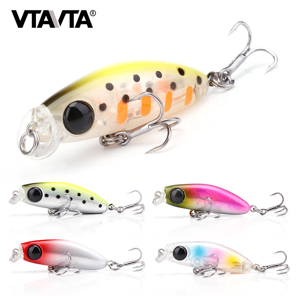 VTAVTA 40mm 2.3g Floating Mini Crankbaits Fishing Lures For Pike Wobblers Trout Lure Hard Artificial Bait Tackle 2021 - купить по