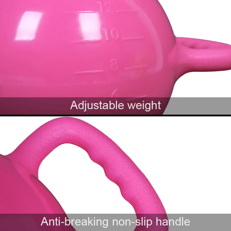 

Yoga Water-filled Dumbbell Kettlebell 4-12LB Adjustable Pilates Massage Water Kettle Bell Ball Home Women Men Fitness Equipment