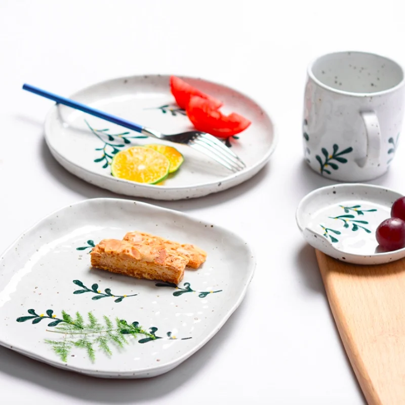 Тарелка для салата обеденное блюдо тарелки завтрака в скандинавском стиле