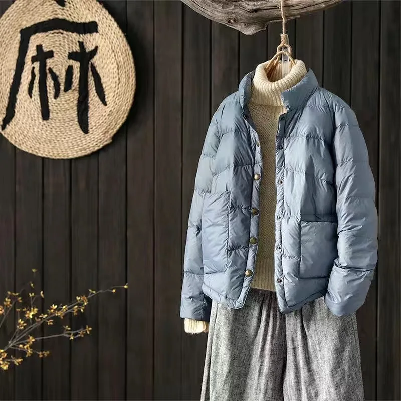 Новая зимняя куртка Timis Li заполненная белым утиным пухом женские парки брендовая