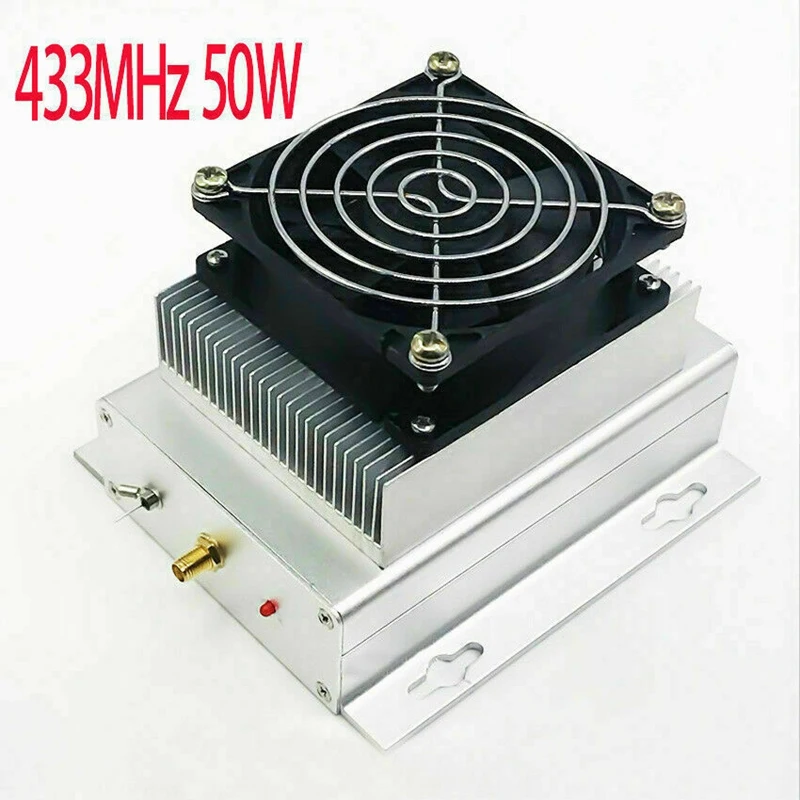 433 МГц 400 470 UHF 50 Вт RF Радио Усилитель мощности AMP DMR + радиатор