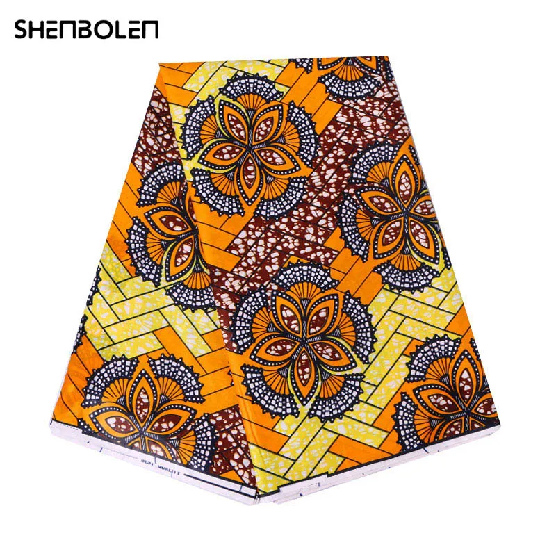 

Высокое качество материал Анкара 100% хлопок Африканский Воск принты ткань для свадьбы 6 ярдов Воск