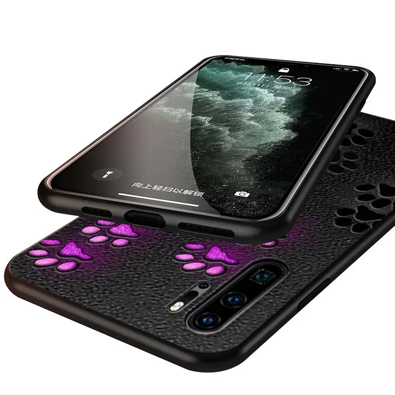

Dog Footprint Paw for Huawei P Smart S 2020 Mate 10 20 30 P40 Lite Nova 3i 4e 5 5T Y5 Y6 Y7 Y9 Pro Prime 2019 Phone Case