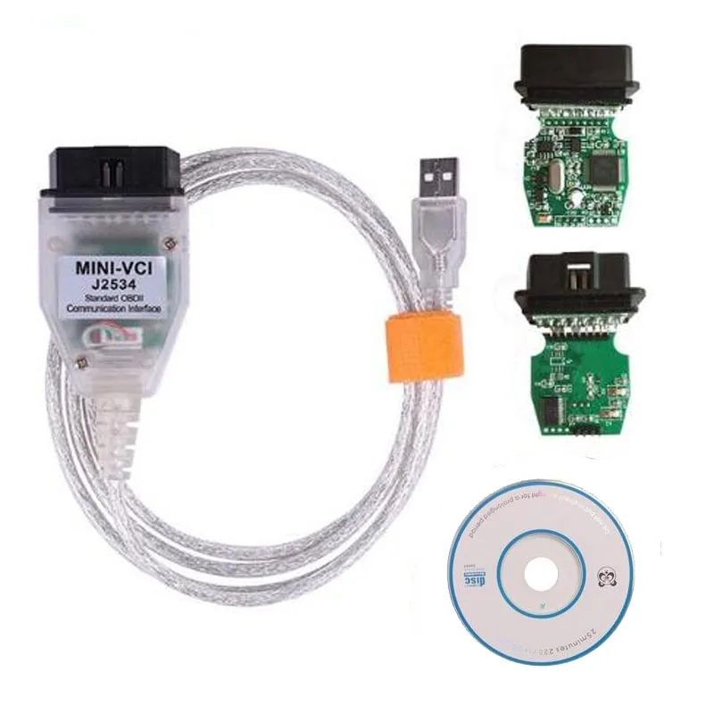 2022 новейший мини VCI V15.00.028 Тис vci J2534 Поддержка Techstream MINI FTDI FT232RL OBDII диагностический
