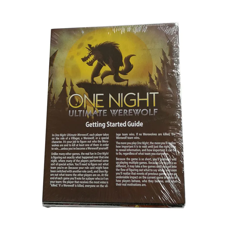 One Night Ultimate Werewolf настольные игры для дома вечерние карты на английском
