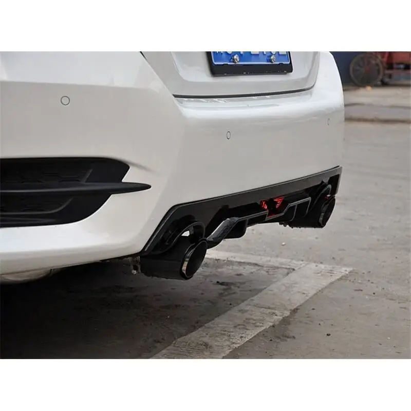 Automovil внешние запчасти аксессуары авто аксессуары тюнинг Автомобильный задний диффузор Передние Губы бамперы 16 17 18 для Honda Civic