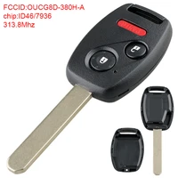 21 button 313 8mhz durable flip remote car key fob replacement with 467936 chip oucg8d 380h a fit for honda odyssey ridgeline