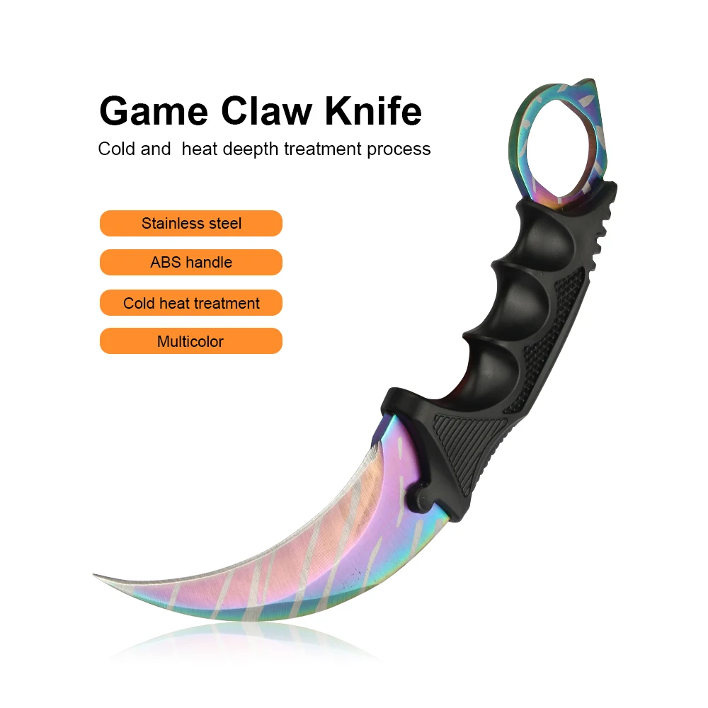 JelBo Karambit нож с оболочкой портативный карманный нож лезвие из нержавеющей стали Складной нож инструменты для охоты
