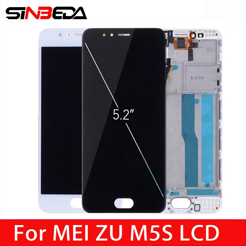Оригинальный 5 2 &quotЖК дисплей для Meizu M5s ЖК Дисплей кодирующий преобразователь