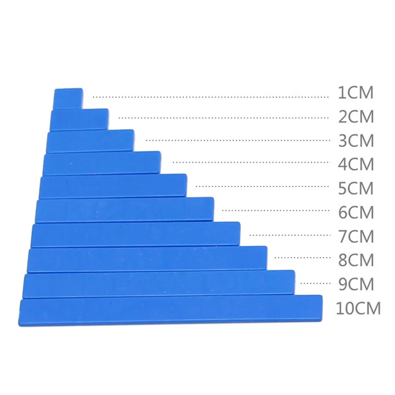 

Kids Preschool Plastic Montessori Arithmetic Rulers Toy Children Early Educational Math Learning Counting Mathematic Ruler Toy