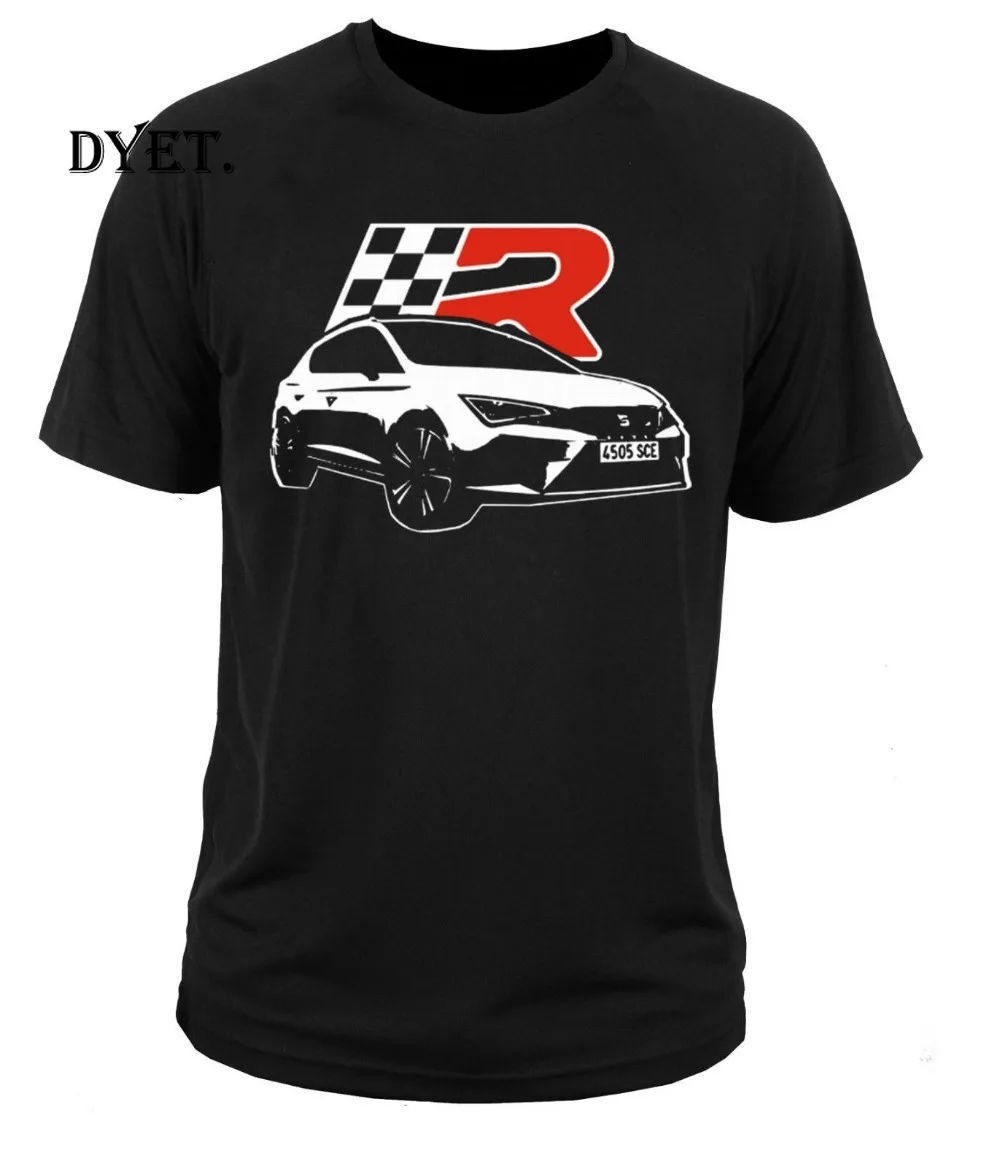 Футболка 2019 модная мужская дизайнерская футболка Бесплатная доставка Seat Leon \ Cupra