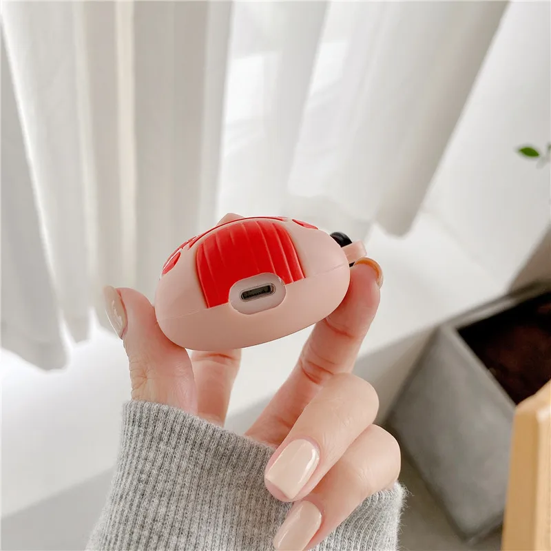 Гигантский защитный чехол для гарнитуры Bluetooth Apple Airpods 1/2/3 Gen аниме креативный