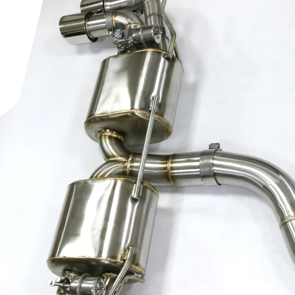

Hot Sale Exhaust System For VW 7R 7.5R 2.0T with cutout valves