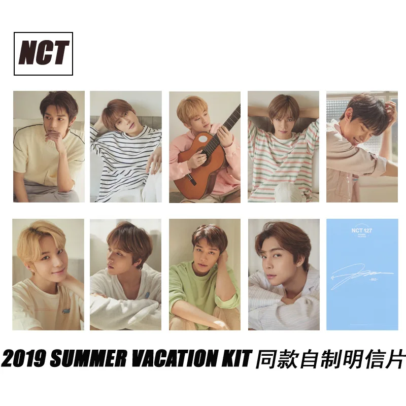 9 шт./компл. Kpop nct с фотографией летние каникулы комплект альбом хорошего качества
