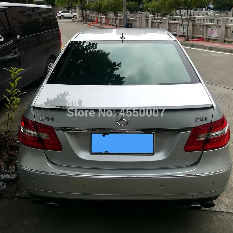Спойлер для Mercedes Benz W212 E320 E260 E300 E63 задний спойлер из АБС материала 4 дверей 2008 2009 2010