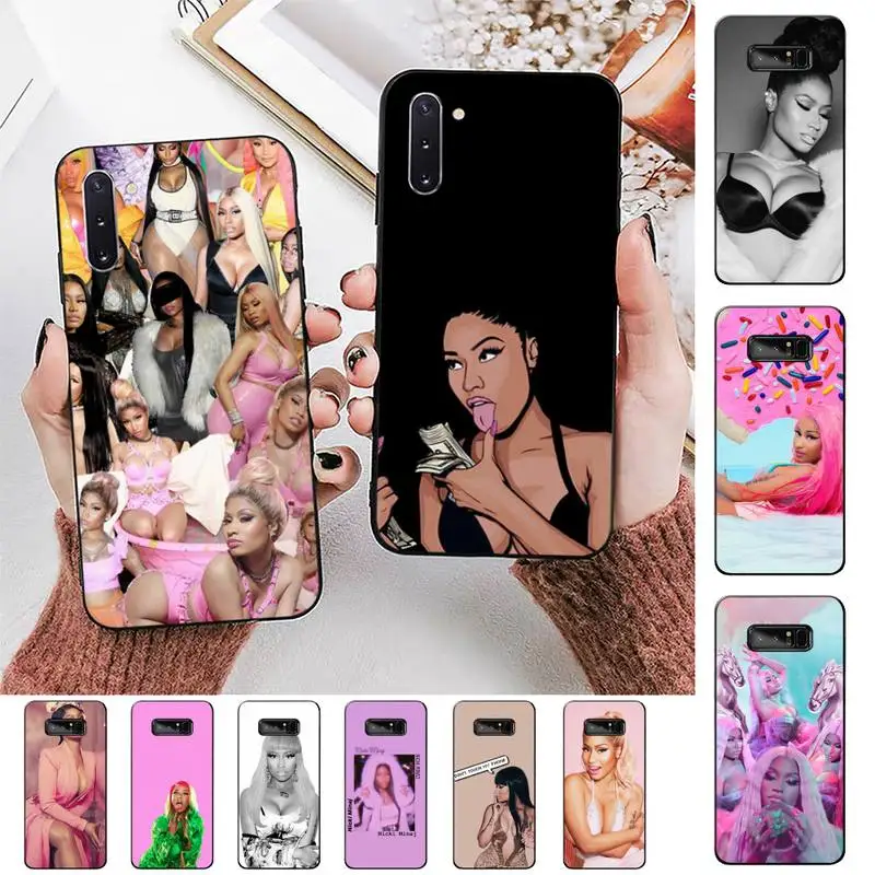 

FHNBLJ Nicki Minaj Phone Case for Samsung Note 3 4 5 7 8 9 10 20 pro lite ultra for Oppo A9 2020