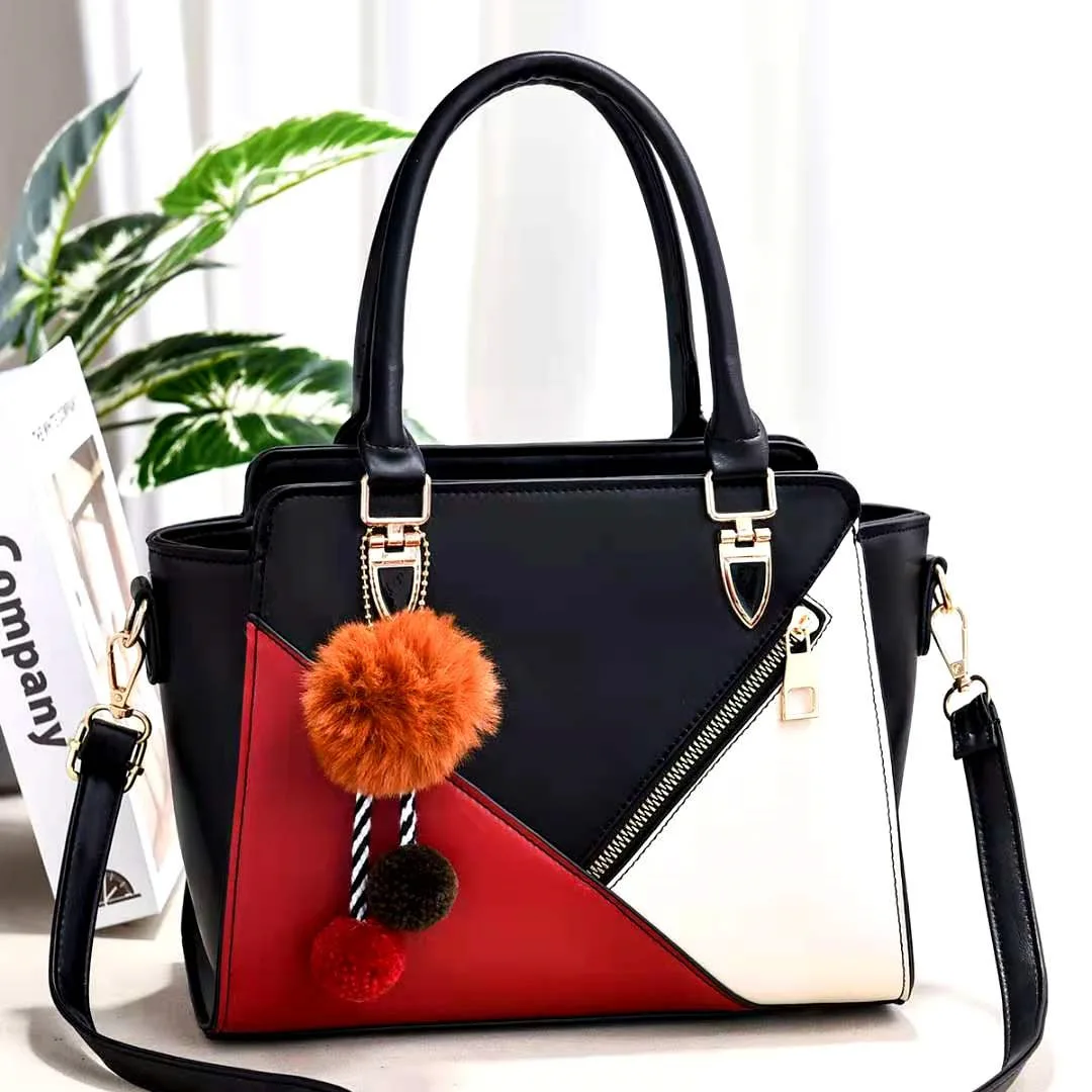 

New Casual Patchwork Shoulder Bag Fashion Stitching Wild Messenger Brand Female Totes Crossbody Bags Women Leather Handbag