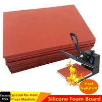 high temperature resistant foamed silica gel board silicone foam board silicon sponge rubber sheet for heat press machine