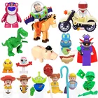 Мини-кукла Disney История игрушек, экшен-фигурка, Вуди Базз Лайтер, Джесси Рекс, чужой, Даки, конструктор, игрушка для детей