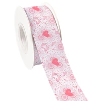 5 yards grosgrain satin printed valentine heart lips kissesprinted ribbon for valentines day gift wrappingparty decoration