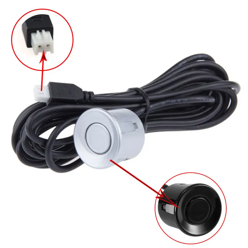 Автомобильный комплект светодиодных датчиков парковки 22 мм дисплей с подсветкой