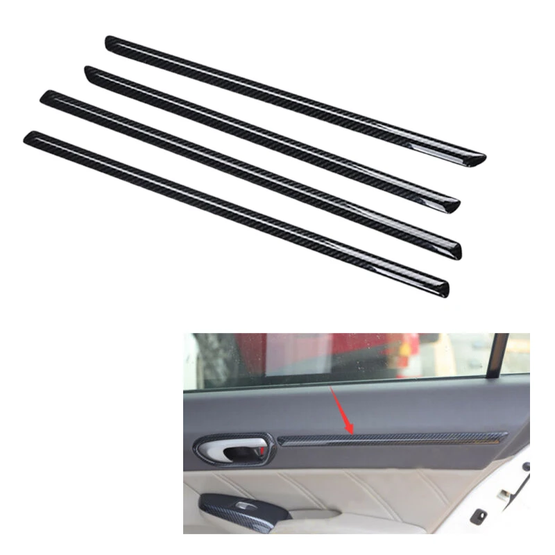 

Накладка на внутренний подлокотник beler, из углеродного волокна, для Honda Civic 8 2006-2010 2011, 4 шт.