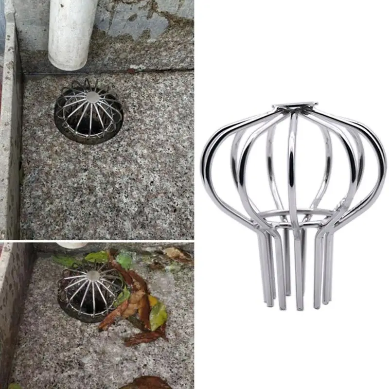 

Stainless Steel Filter Strainer, Stops Leaves Seeds and Other Debris Gutter Tool