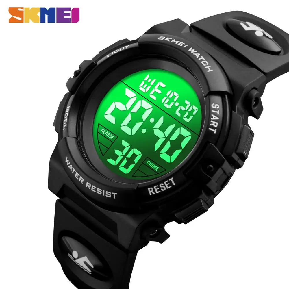 Часы наручные SKMEI Детские с хронографом светодиодные цифровые спортивные