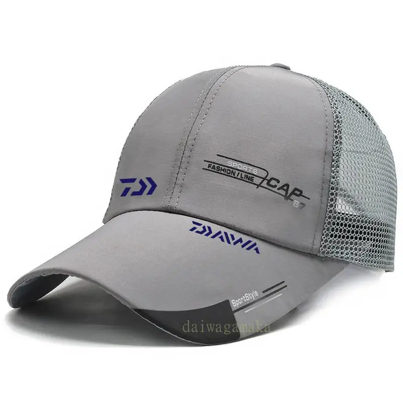 

Summer Daiwa Hat Fishing Hat Bucket Breathable Baseball Cap for Fishing Clothes Sun Hats Sport Fishing Cap Fishing Clothing Men