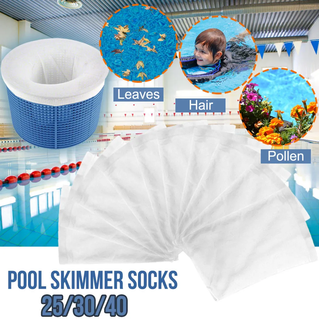 Запасные корзины для плавательного бассейна включают 10/20/30 шт скиммер носки