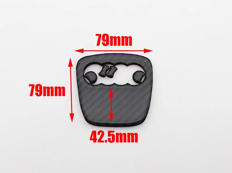 1 шт. 3D алюминиевое углеродное волокно автомобильное колесо для рулевого колеса