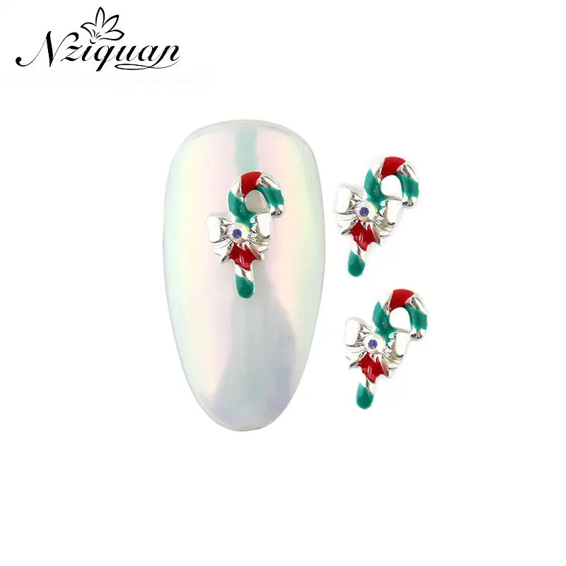 

DIY бутик наклейки для украшения ногтей 3D Рождественские серии украшения для ногтей 10 шт. в упаковке NZIQUAN Новый запуск 7*10 мм