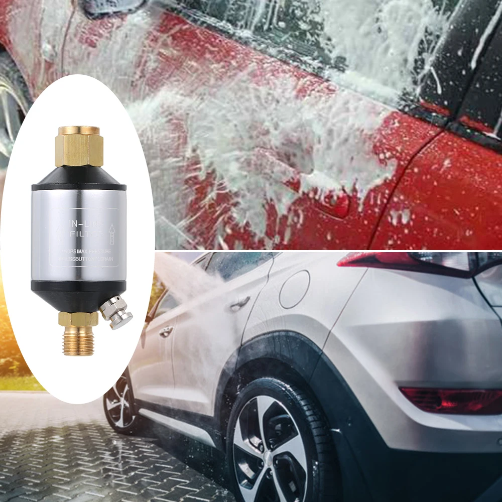 Heavy Duty Air Compressor Filter Dryer for Sprayer Water Separator Plasma Cutter Line Trap | Инструменты