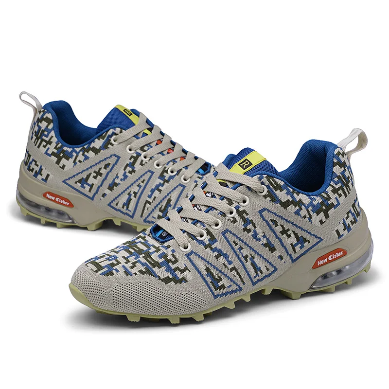 Camouflage Hiking Shoes Without Lock Cycling Riding Shoes Training Bicycle Shoes Outdoor Sports Non-slip 39-47 Men Sneakers