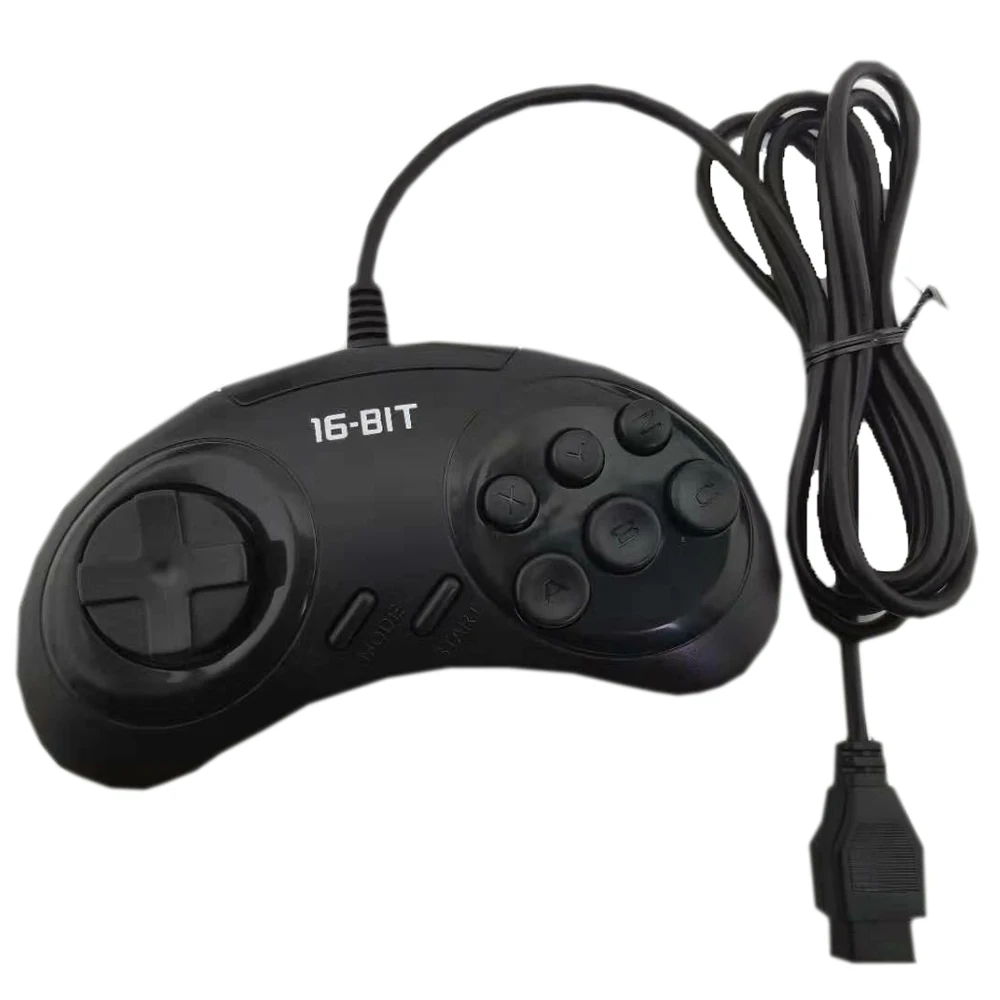 Высококачественный игровой контроллер для SEGA Genesis 6 кнопочный геймпад Mega Drive