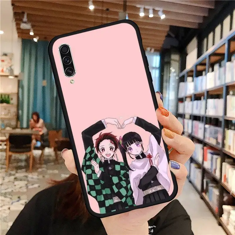 

Kimetsu no Yaiba Phone Case For Samsung galaxy S 7 8 9 10 20 edge A 6 10 20 30 50 51 70 note 10 plus