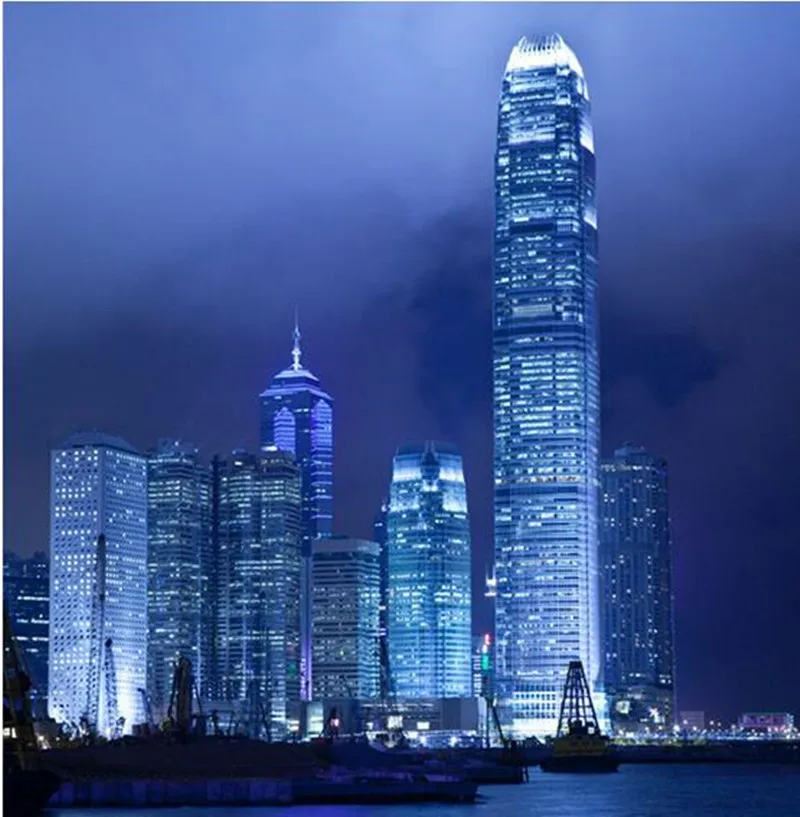 

World Architecture Model Hong Kong Financial International Center Decoration Creative Home Decoration Tourism Souvenirs