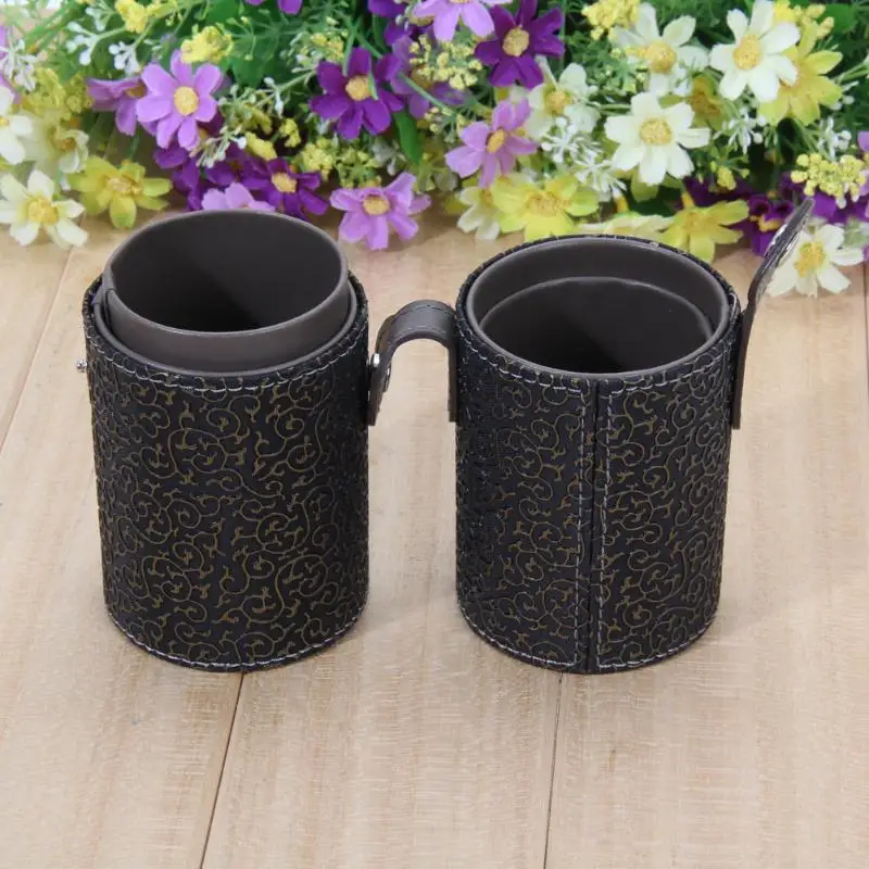 Из искусственной кожи путешествия кисти для макияжа подставка ручек хранения