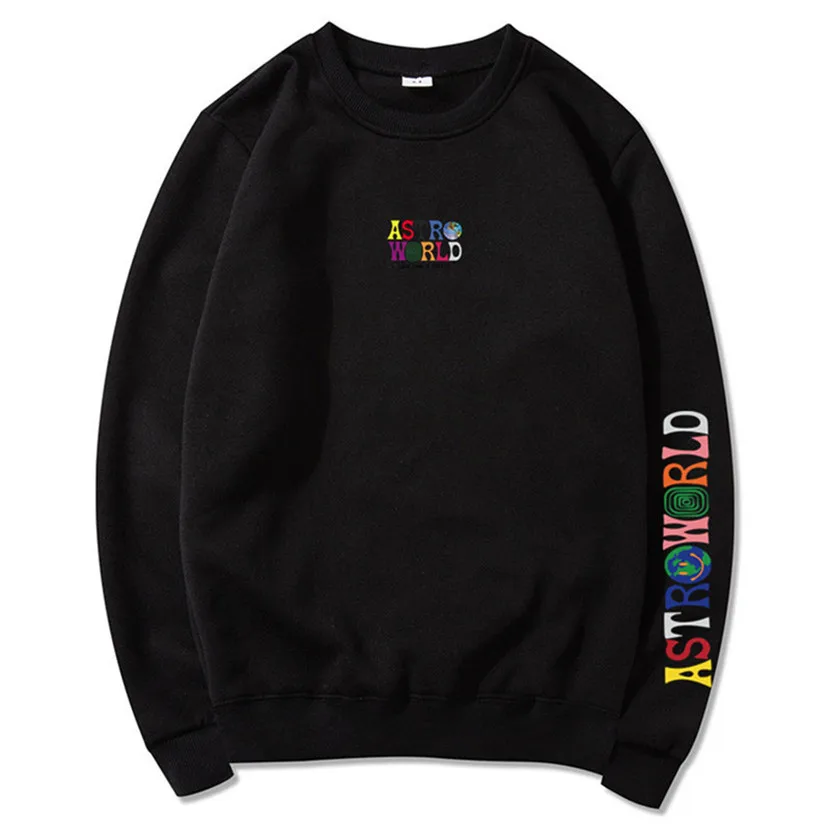 Принт Трэвиса Скотта ASTROWORLD толстовки Модные хлопковые мужские Marvel крутые с