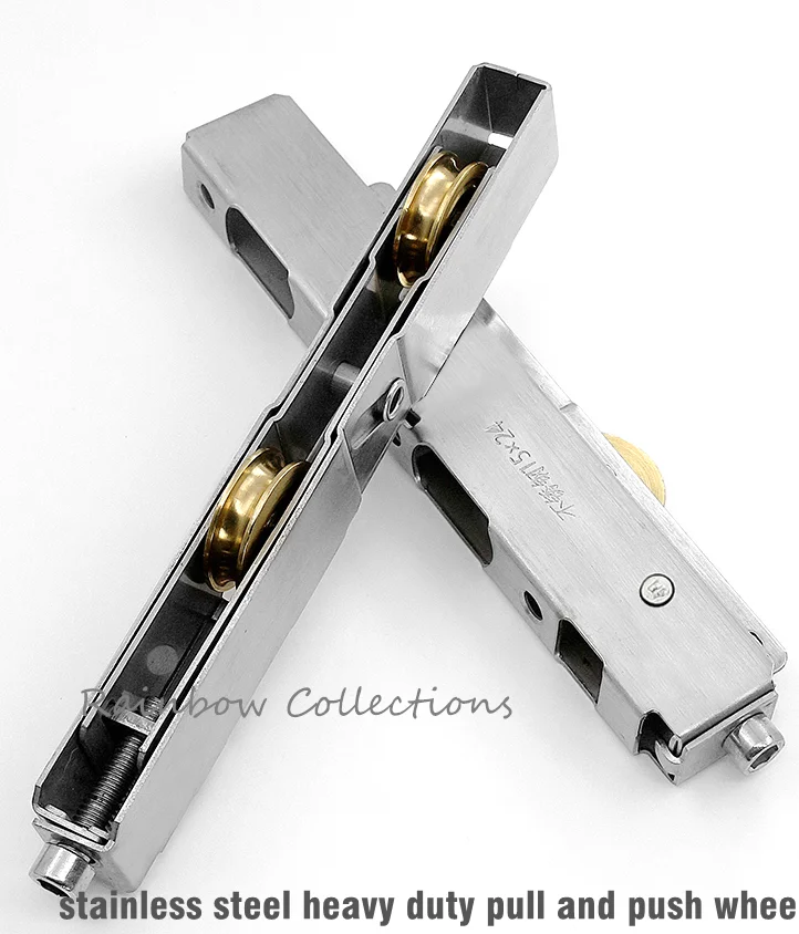 Колесо из нержавеющей стали с двойным медным шарикоподшипником колесо для