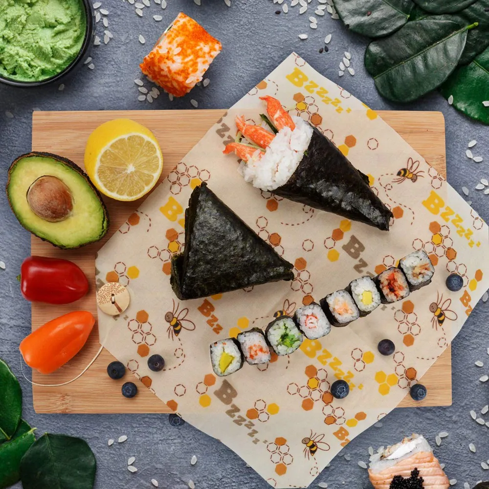 Многоразовая пищевая оберточная бумага для пчелиного воска s-образный