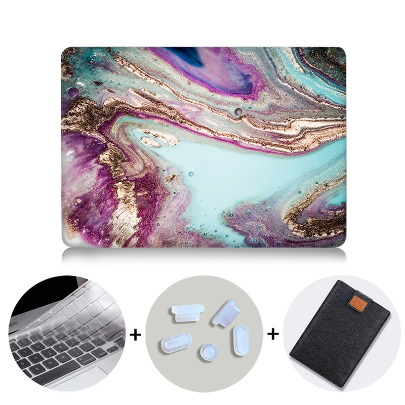 MB09 MTT чехол для Macbook Pro 13 15 с сенсорной панелью мраморный Жесткий Чехол для mac book Air Pro retina 11 12 13 15 дюймов чехол для ноутбука - Цвет: MB09